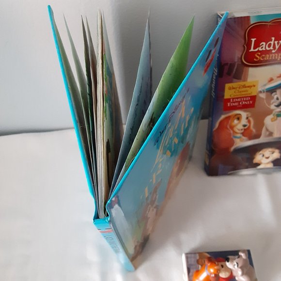 3 pc Lot of Walt Disney's Lady and the Tramp II New Sealed DVD,  + Book & Toy - Picture 8 of 12